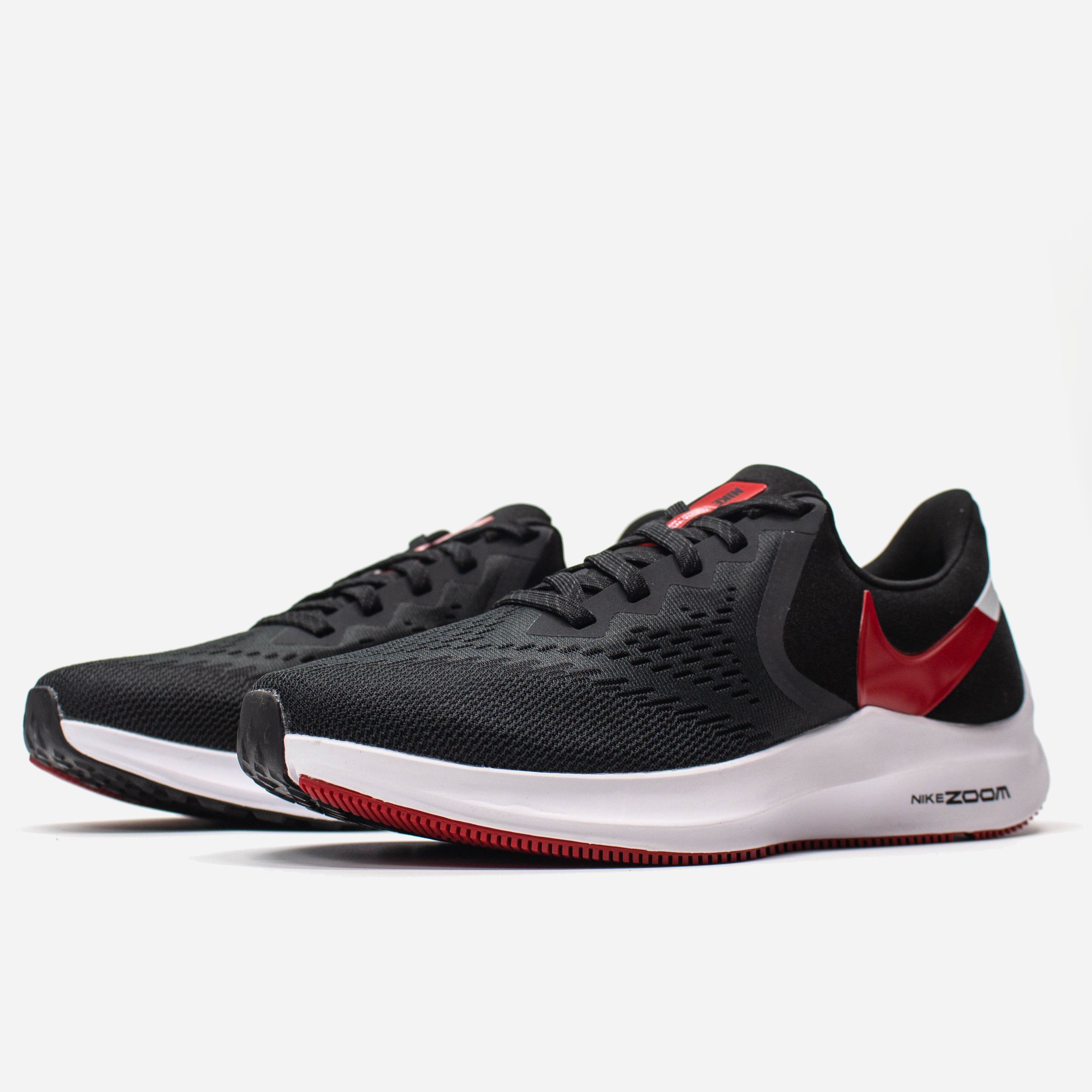 Nike Zoom V6 Black Red White Shoes